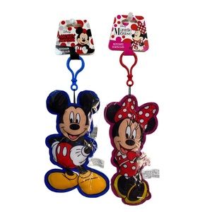 Disney's Micky & Minnie Mouse 8" Keychain Set